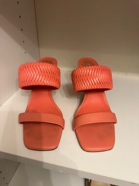 Vince Camuto Coral Woven-Upper Slide Sandals